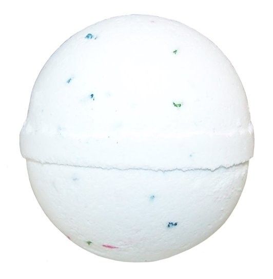 Bomba de baño aromática de Blanco y Multi para relajación y autocuidado