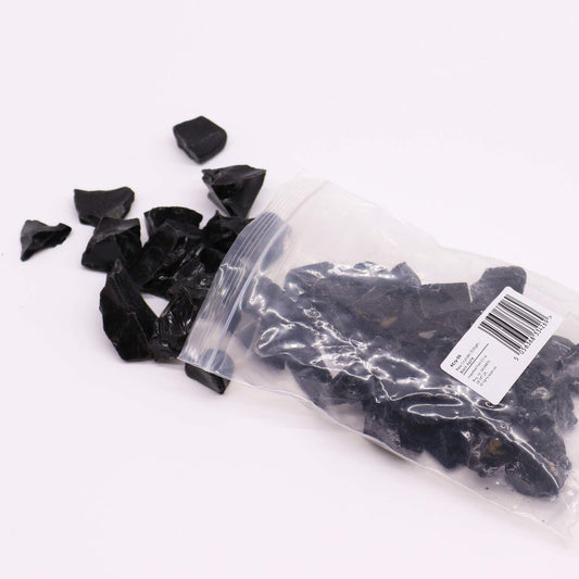 Ágata Negra en Bruto Natural (500 g)