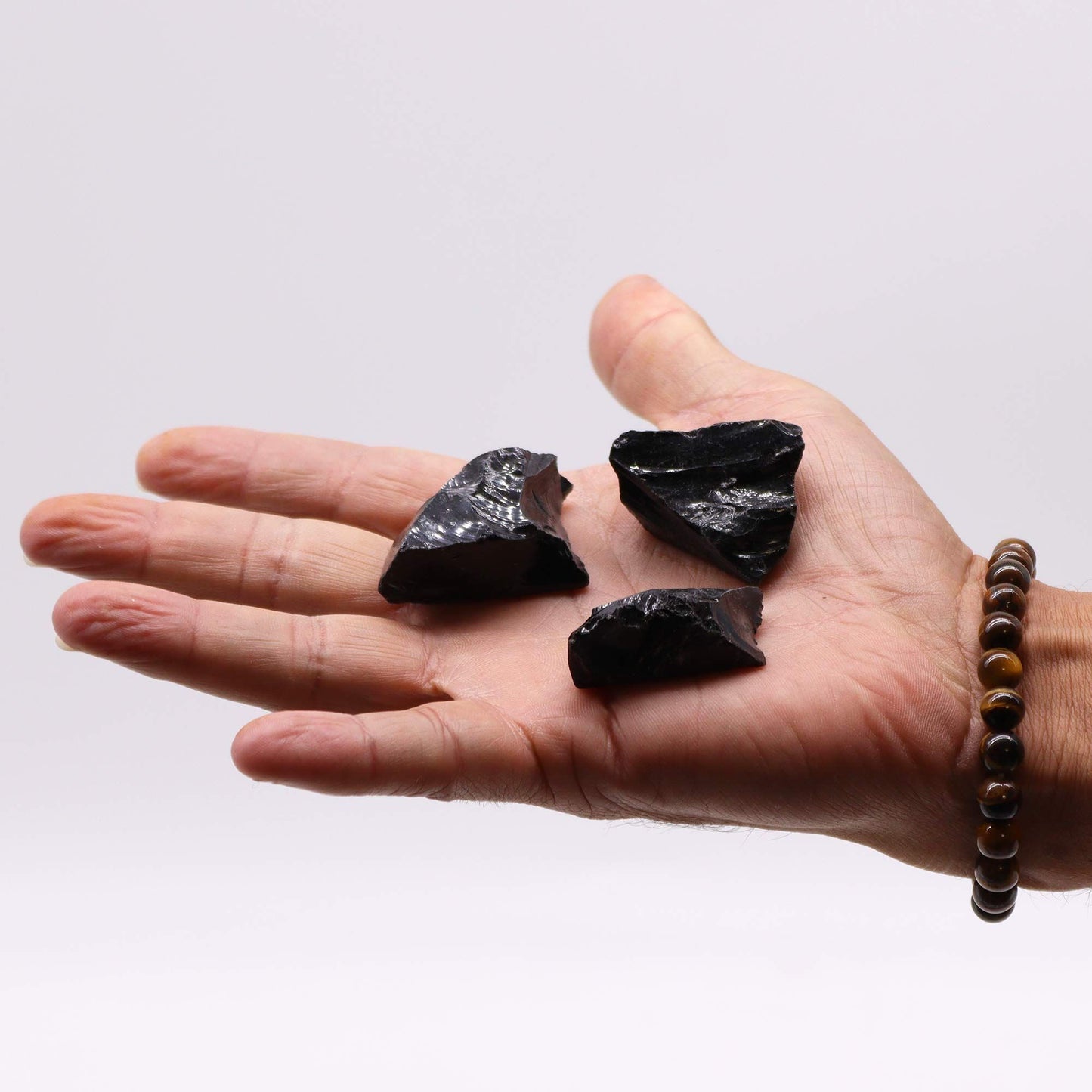 Ágata Negra en Bruto Natural (500 g)