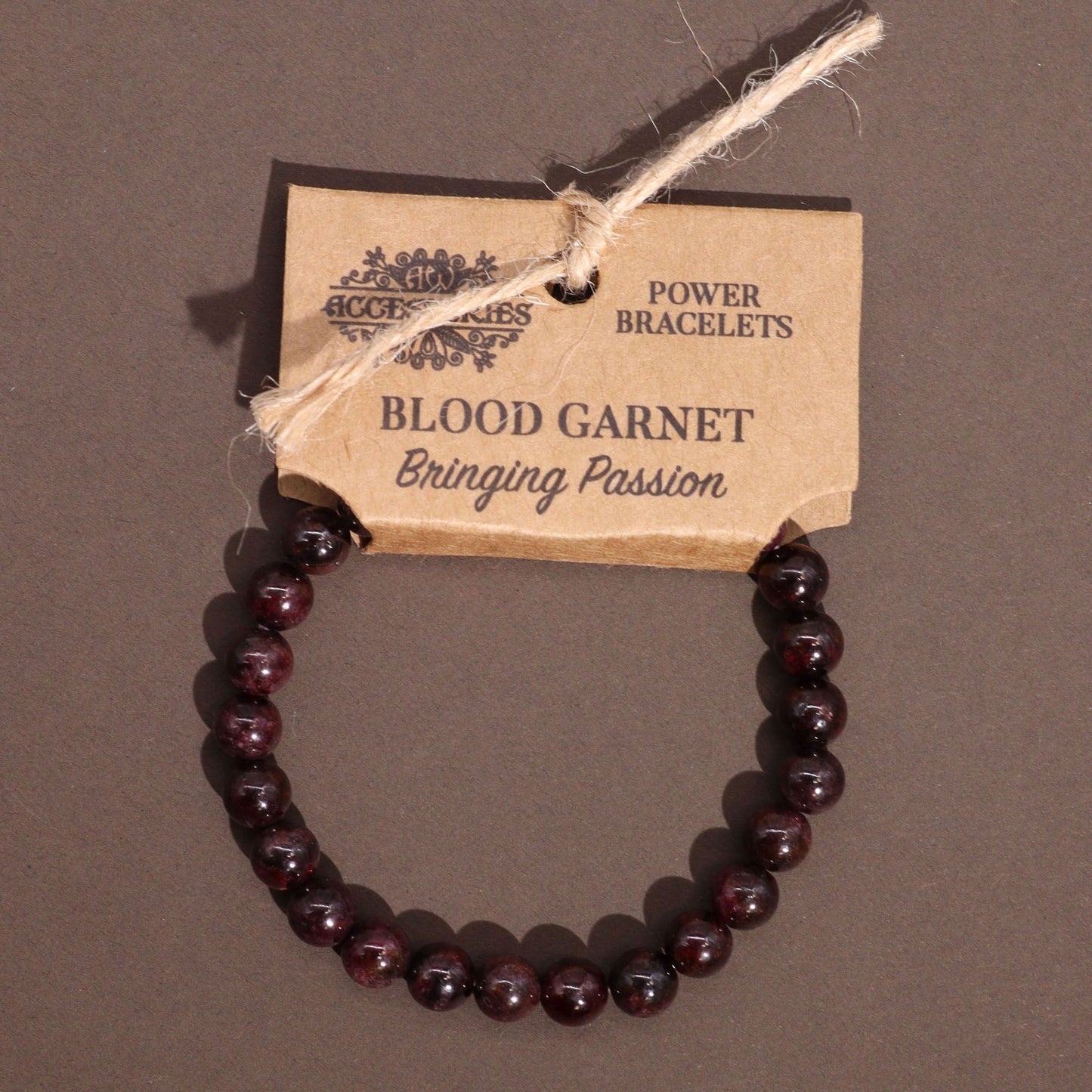 Pulsera de Granate Rojo – Energía Vital, Pasión y Fuerza Interior