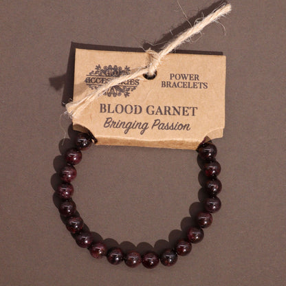 Pulsera de Granate Rojo – Energía Vital, Pasión y Fuerza Interior