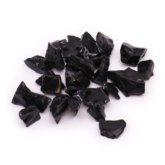 Ágata Negra en Bruto Natural (500 g)