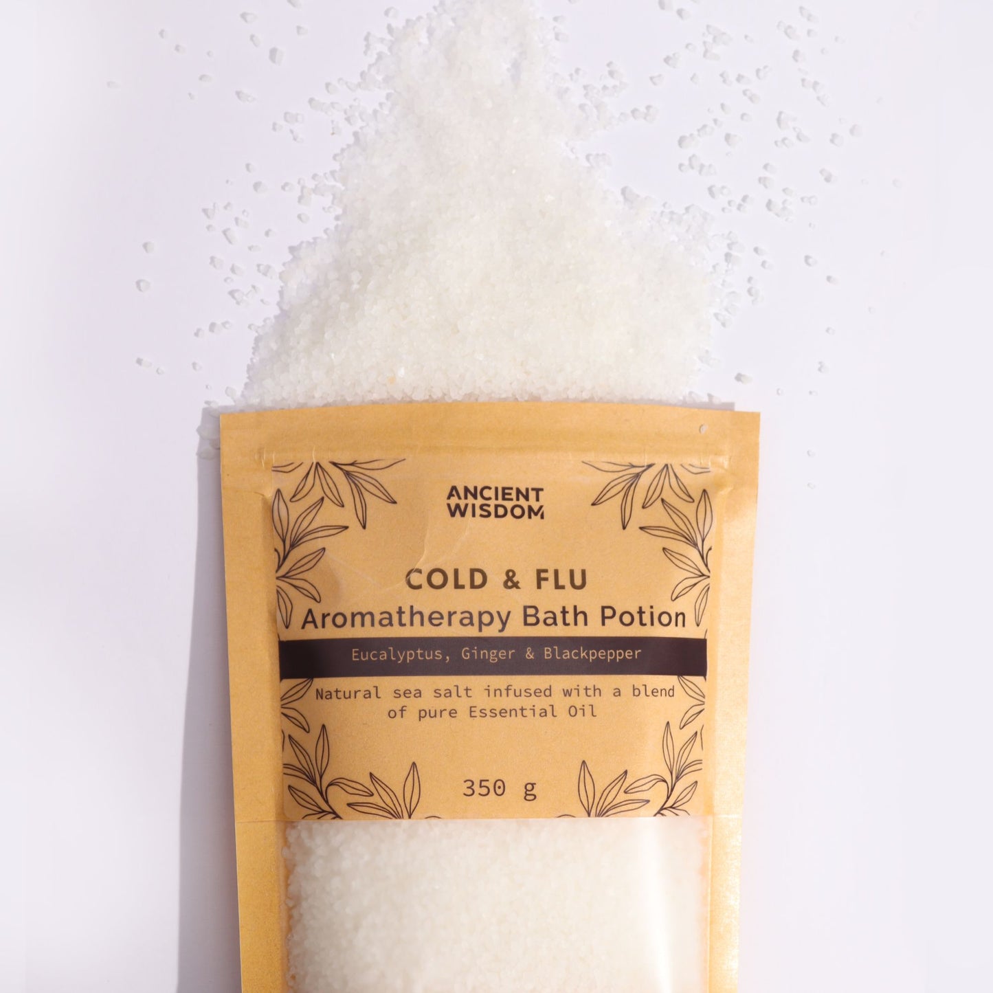 Producto de baño aromático de Resfriados y Gripe para bienestar natural