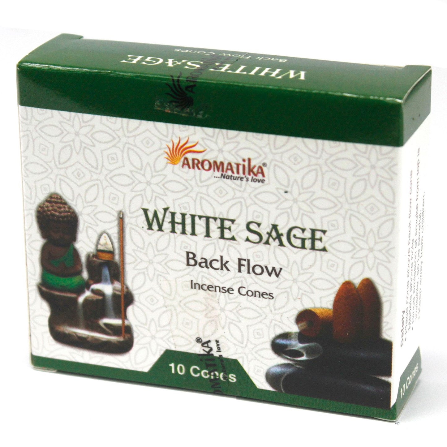 Incienso natural de Sabio blanco para armonía y relajación