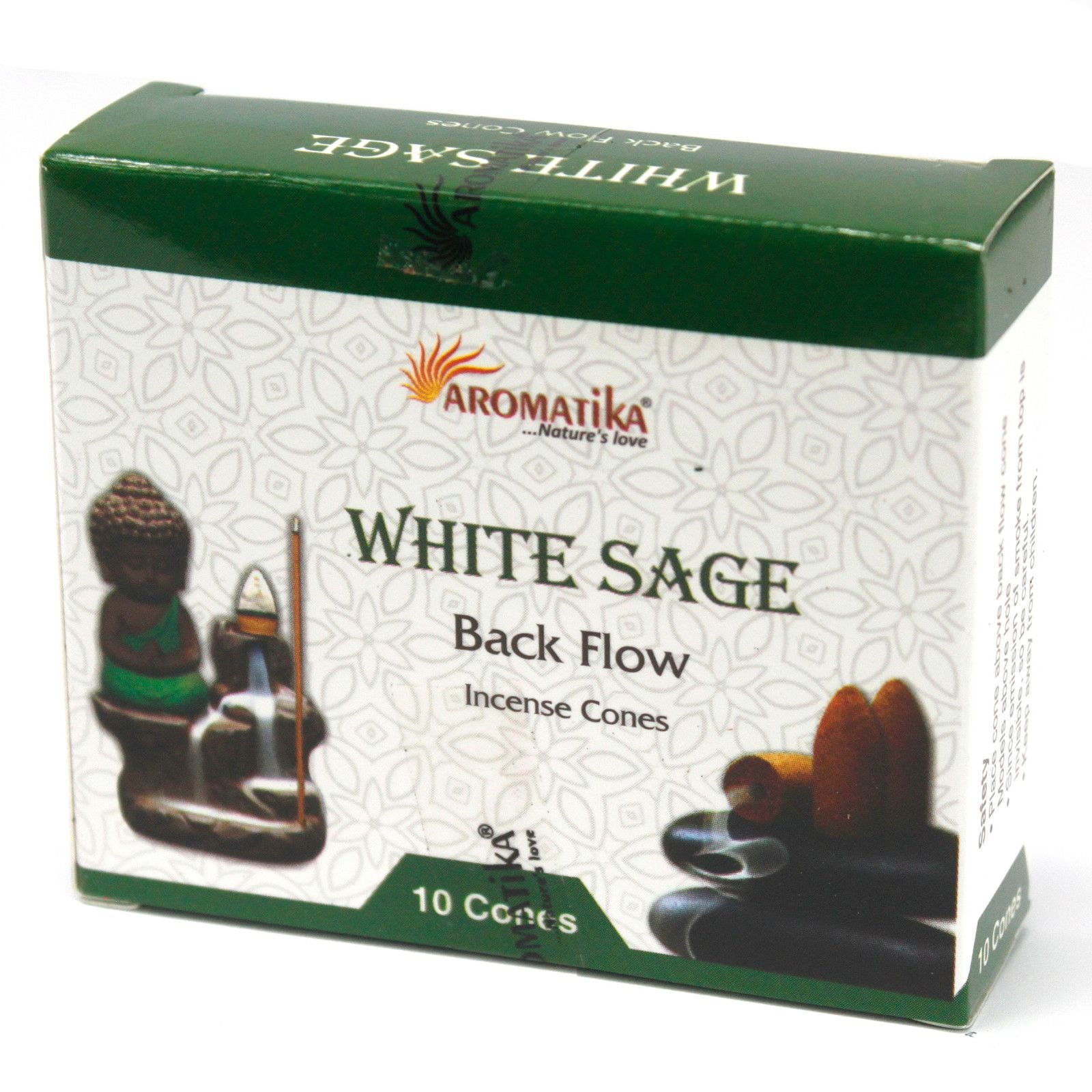 Incienso natural de Sabio blanco para armonía y relajación