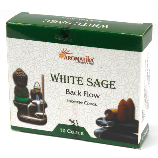 Incienso natural de Sabio blanco para armonía y relajación