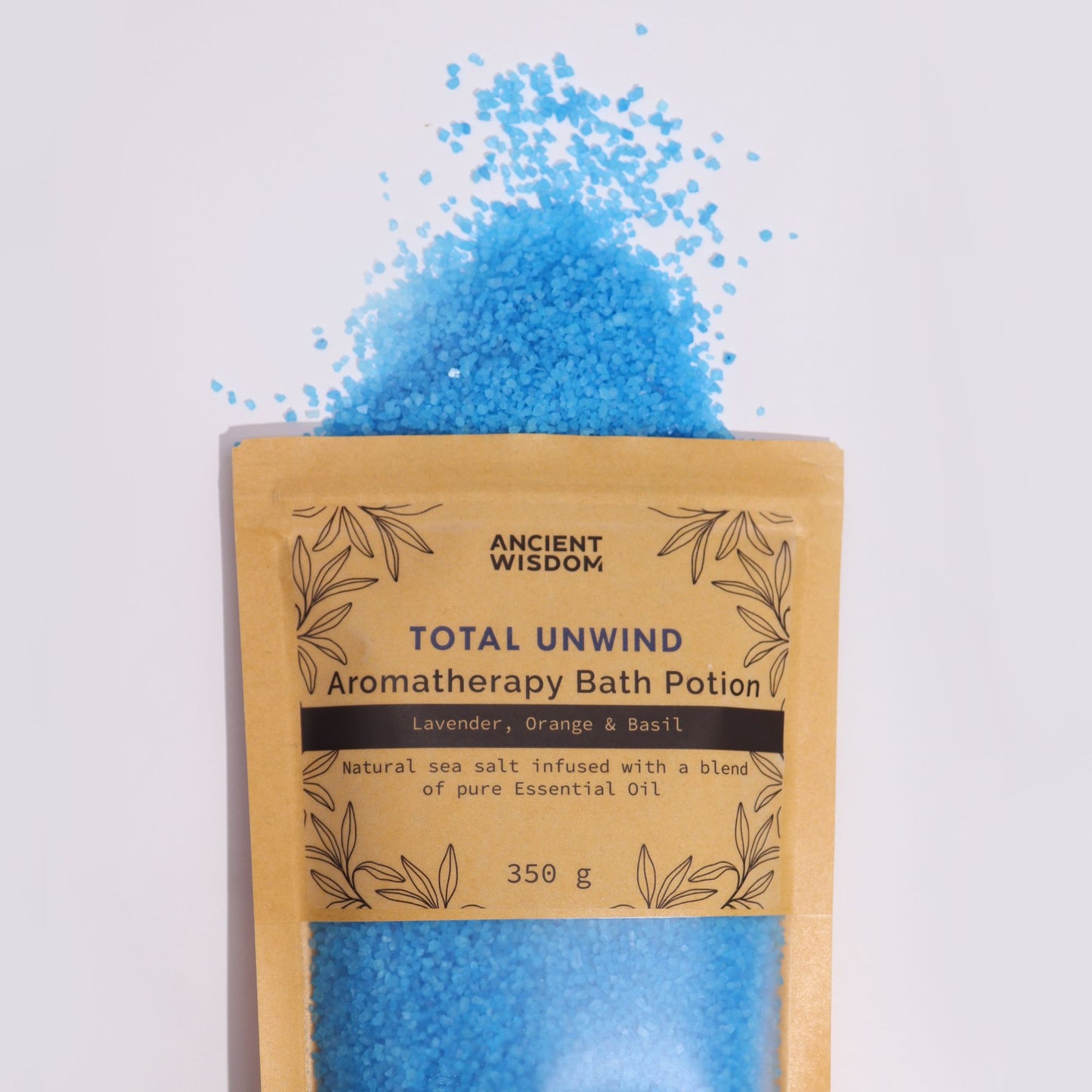 Producto de baño aromático de Descanso Total para bienestar natural