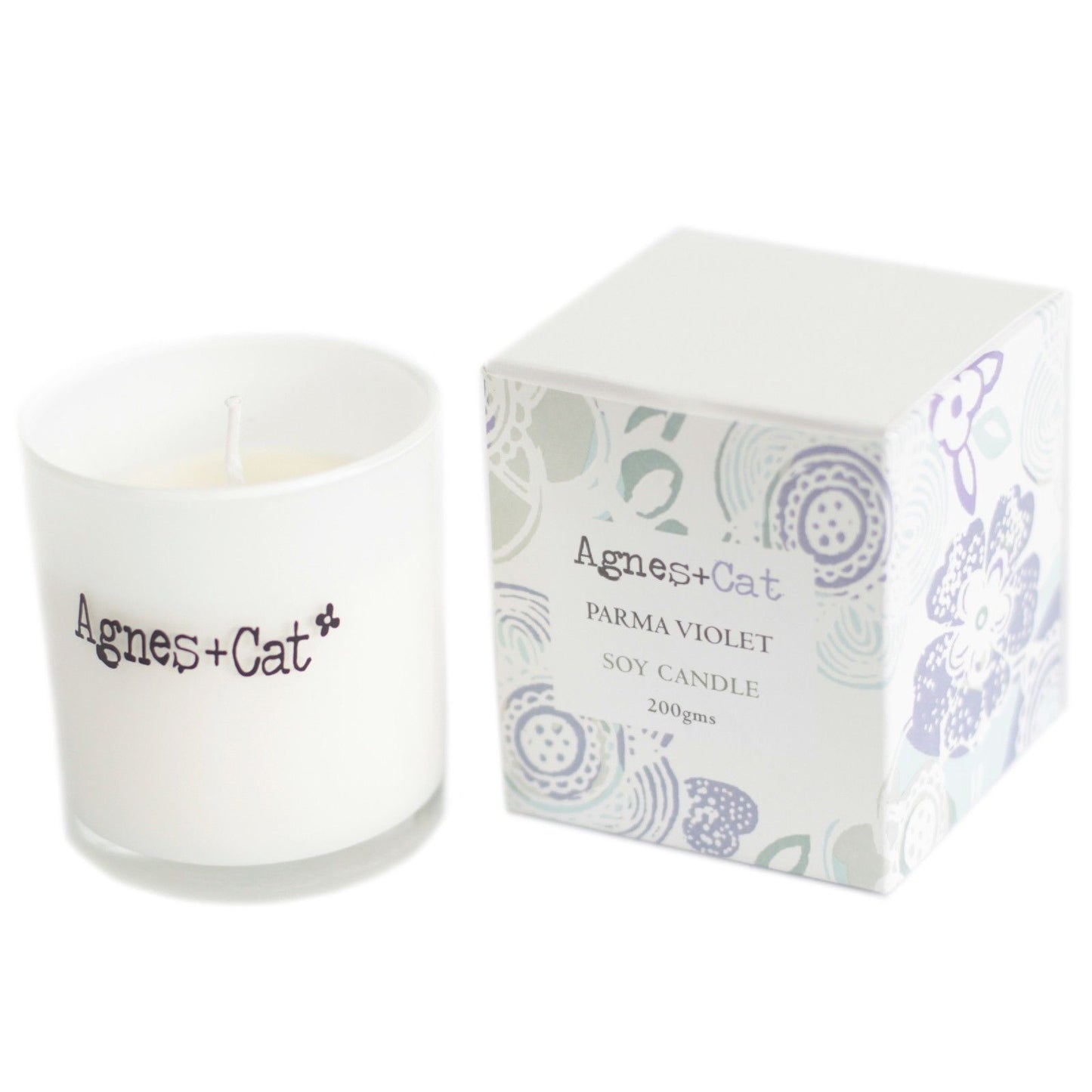 Vela espiritual de Parma Violet para calma y bienestar