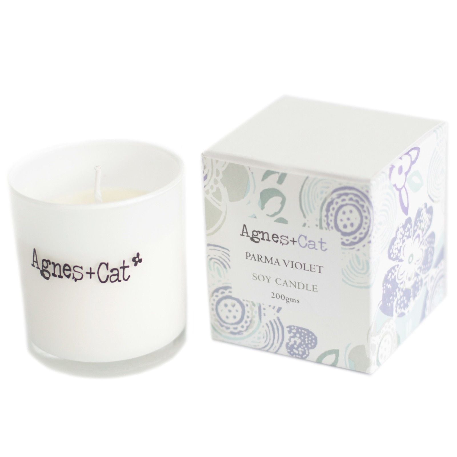 Vela espiritual de Parma Violet para calma y bienestar