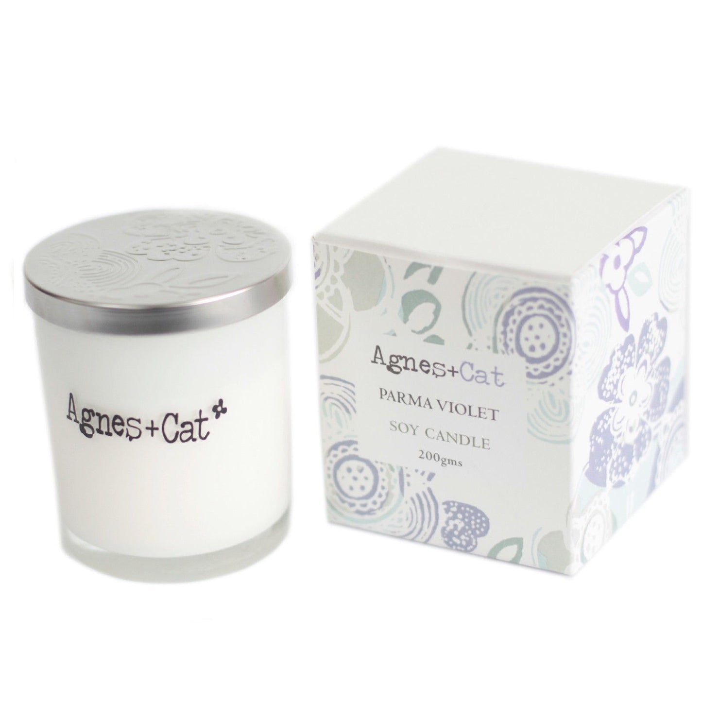 Vela espiritual de Parma Violet para calma y bienestar