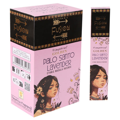 Varillas de Incienso de Palo Santo Dorado y Lavanda - 15gr