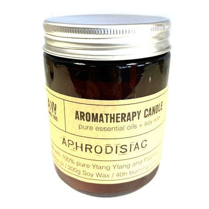 Vela espiritual de Afrodisiaco para calma y bienestar