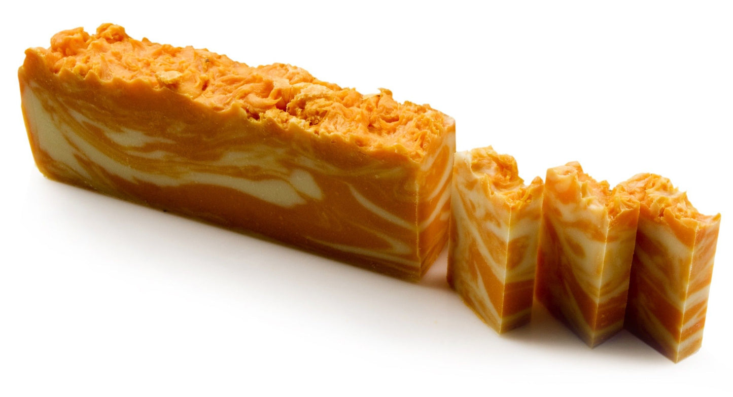 Jabón Artesanal Naranja | Antiséptico Natural | Ansiedad y Estrés 125g