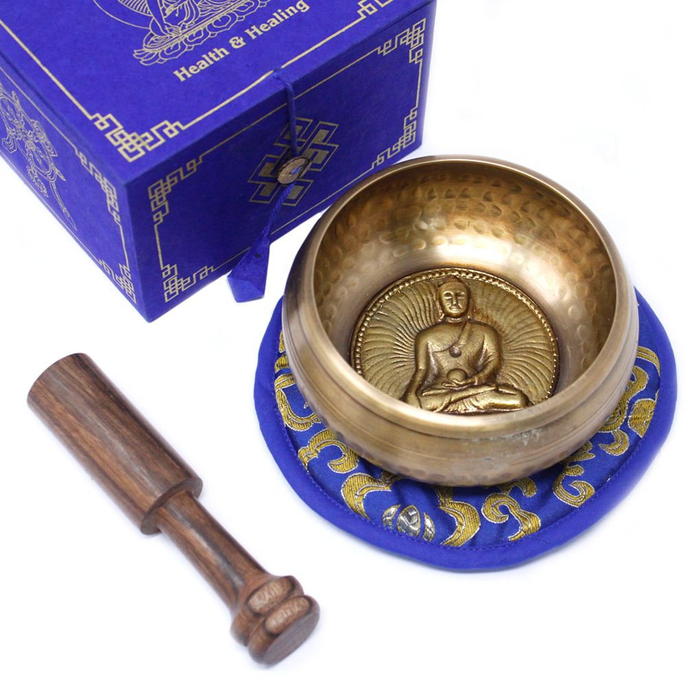 Cuenco tibetano Medicina Buda 10cm (min 500gm) para meditación y equilibrio energético
