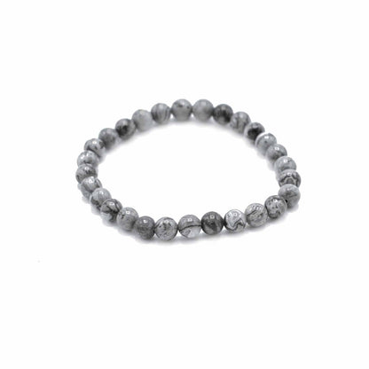 Pulsera de manifestación de piedras preciosas - Piedra de mapa - Prosperidad