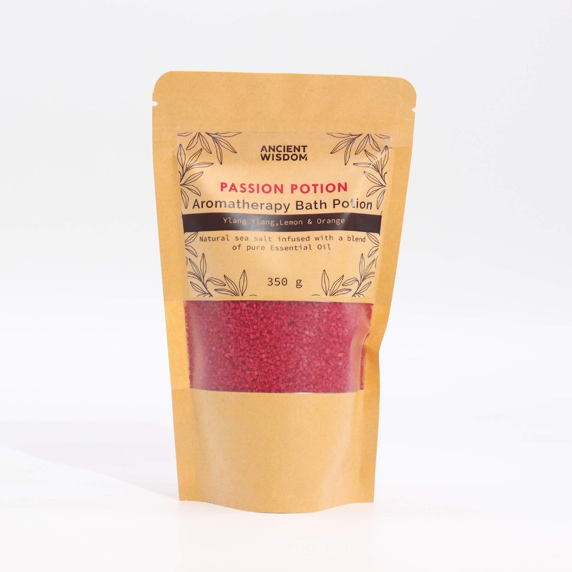 Producto de baño aromático de Pasión para bienestar natural