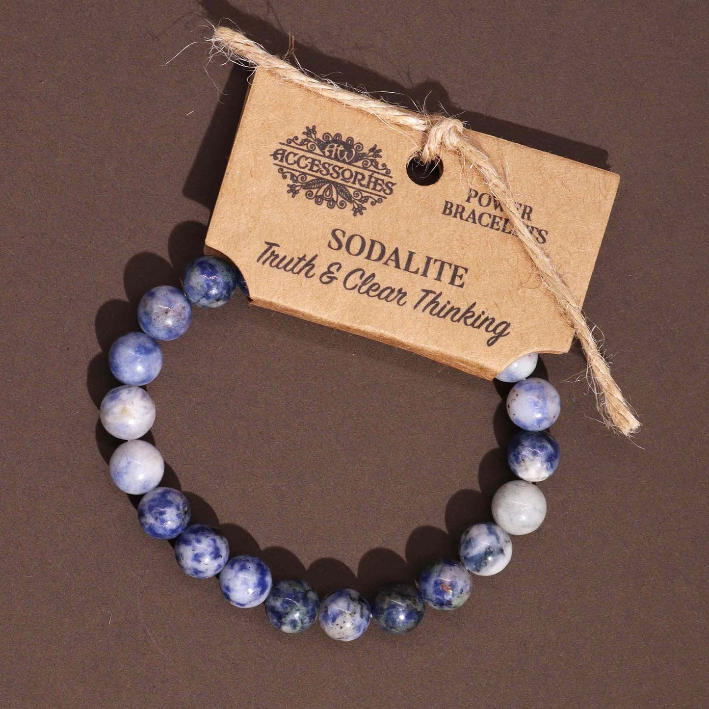 Pulsera de Sodalita – Claridad Mental, Comunicación y Equilibrio