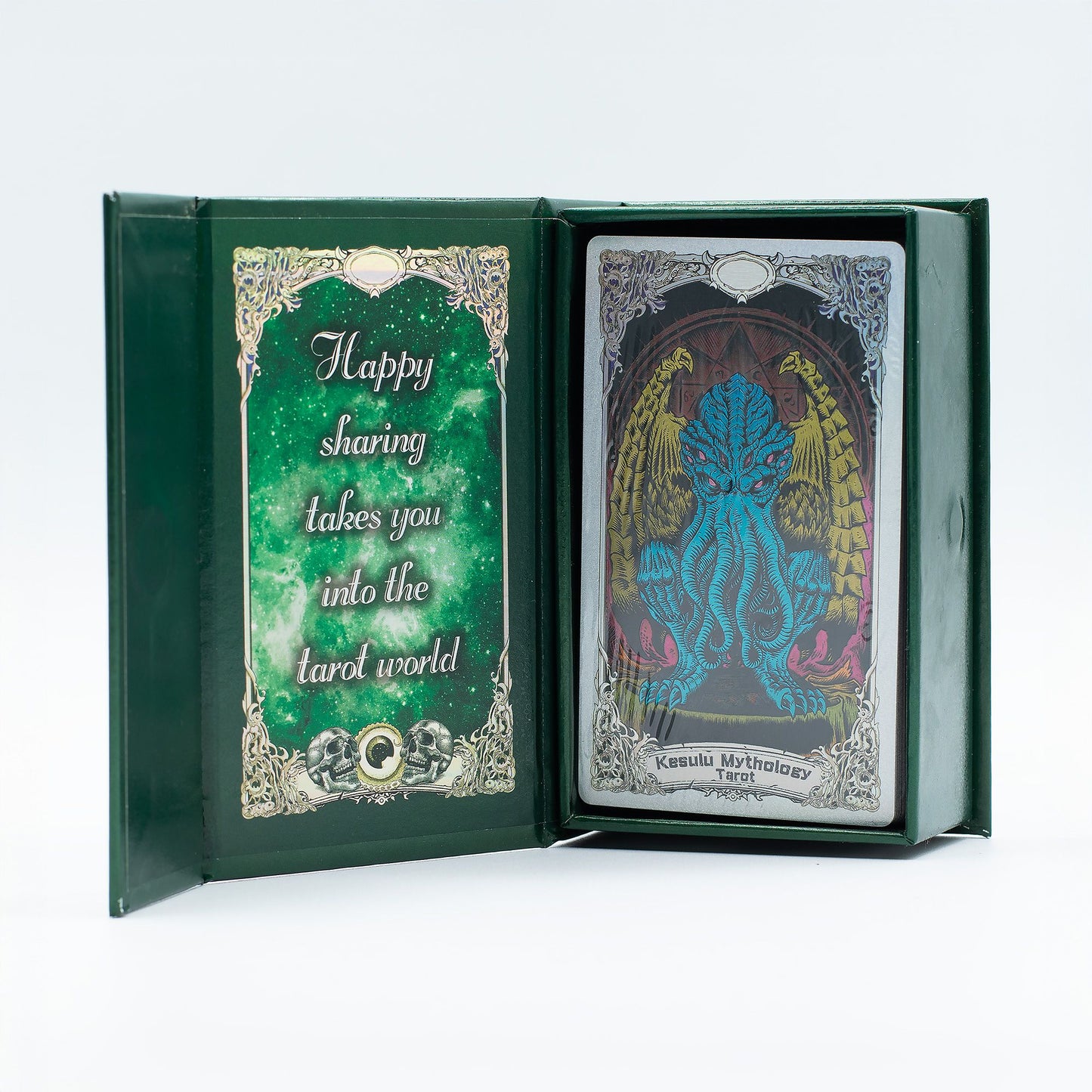 Tarot Mitología Kesulu con Foil Holográfico y Guía de Interpretación