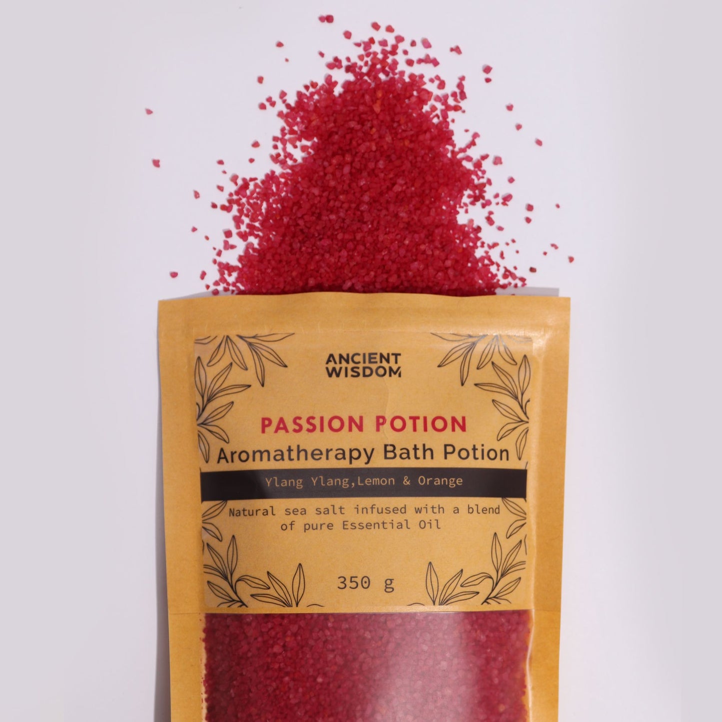 Producto de baño aromático de Pasión para bienestar natural