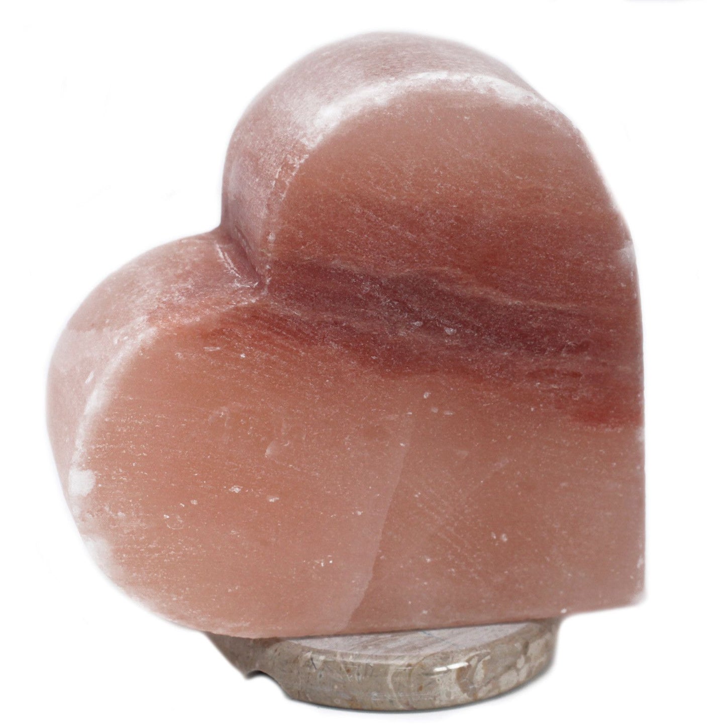 Lámpara de Sal del Himalaya Corazón 3-4kg - Amor y Bienestar