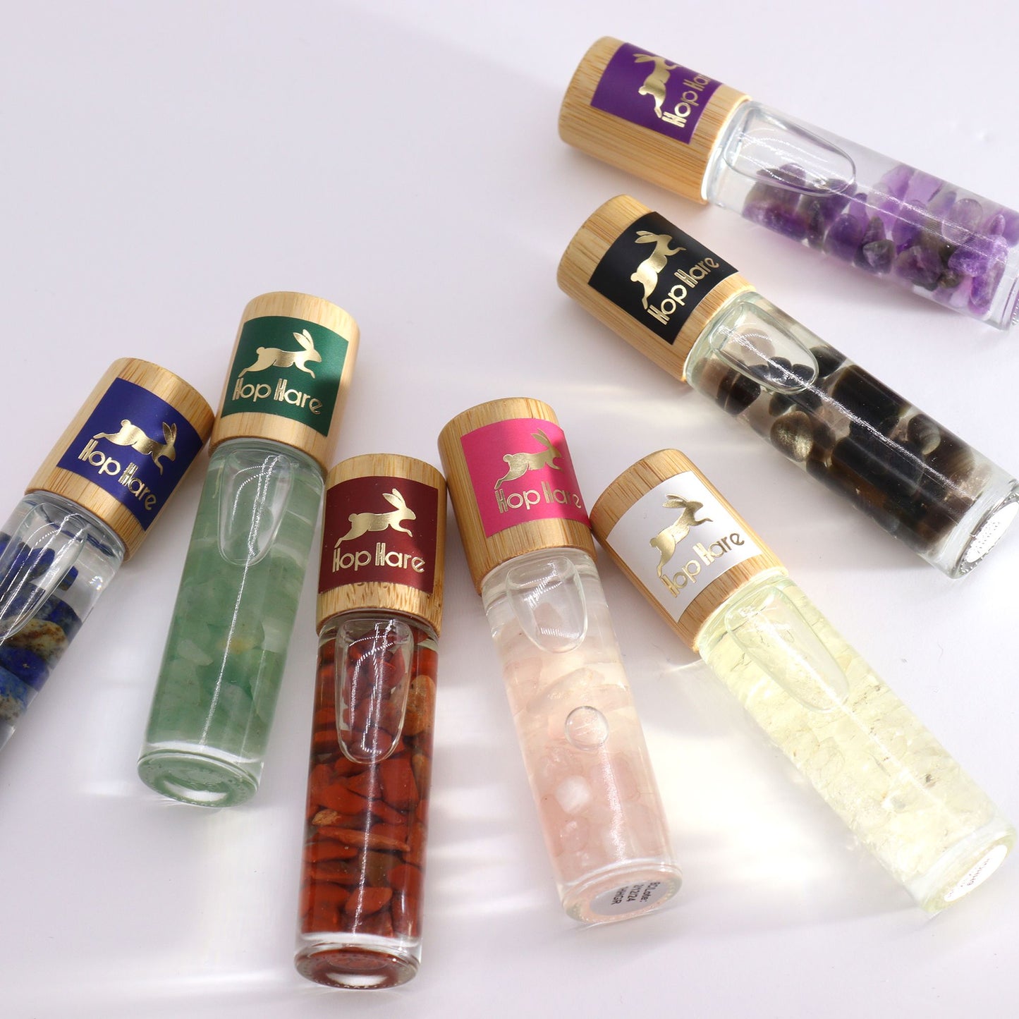 HH Tarot Roll On - El Caballero – Turmalina Negra para Protección Energética y Equilibrio (Chakra Raíz)