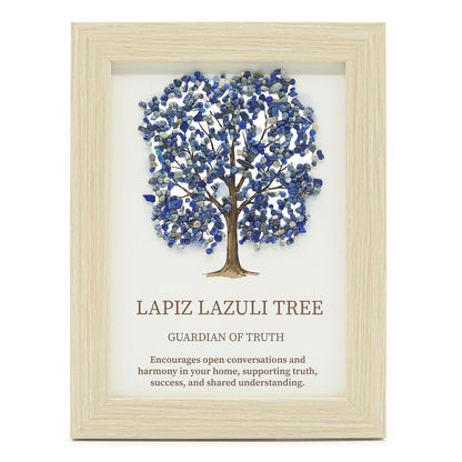 Cuadro Árbol de la Vida con Lapislázuli Natural 21x15cm