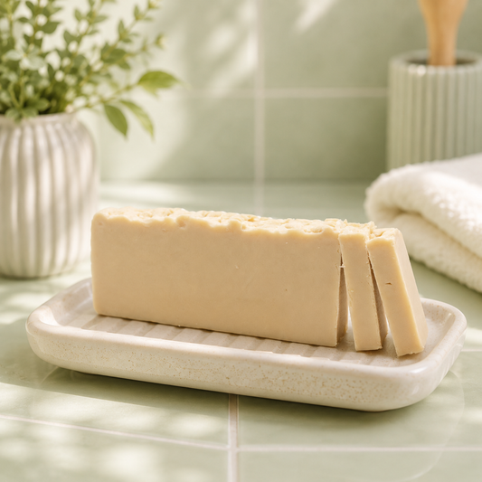 Jabón Artesanal Leche de Burra para Piel Seca y Sensible Formato XL 1.250g