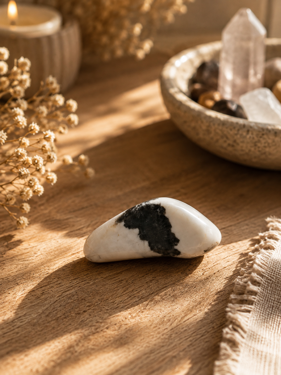 Pequeñas piedras africanas - Howlita blanca - Magnesita