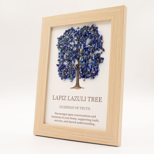 Cuadro Árbol de la Vida con Lapislázuli Natural 21x15cm